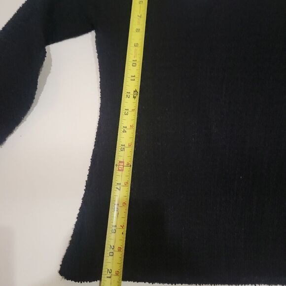 Black 3/4 inch shirt black top boucile size 6 - Picture 4 of 6